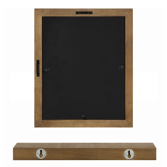Kate and Laurel Bordeaux Gallery Wall Frame & Shelf Set